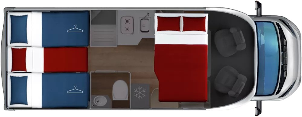 Giottiline  Toscan 69GC - 2026 Floorplan
