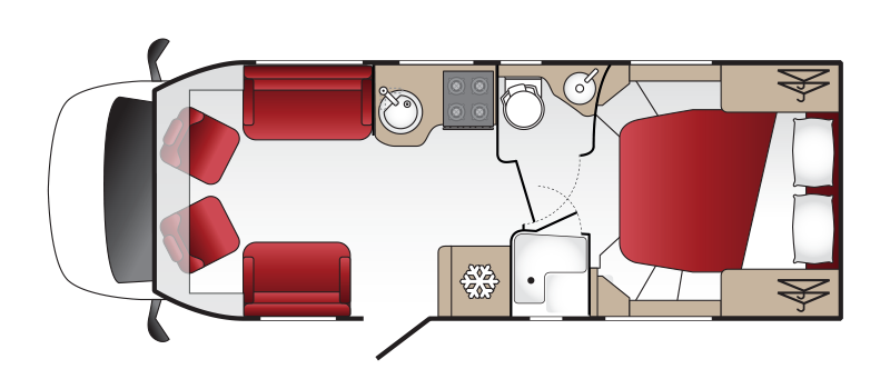 Coachman Travel Master 545 - 2026 Floorplan