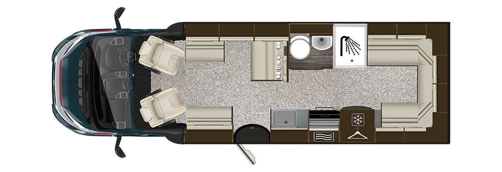 Auto-Trail Tribute T-736 Floorplan