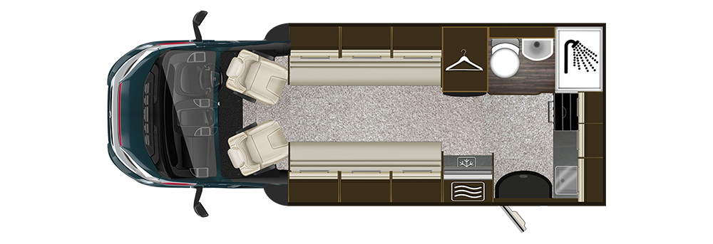 Auto-Trail Tribute T-615 Floorplan