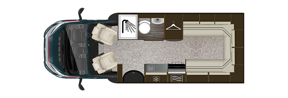 Auto-Trail Tribute T-625 Floorplan