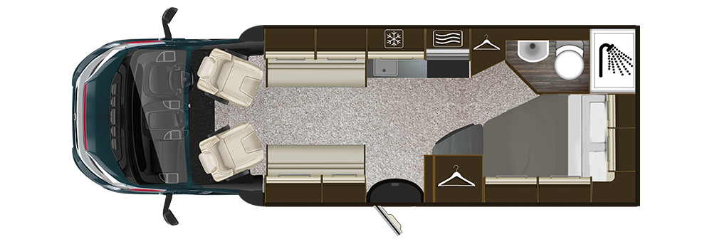 Auto-Trail Tribute T-715 Floorplan