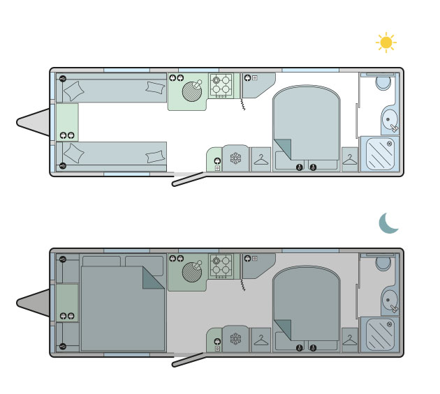 Bailey Unicorn V Cartagena S5 2022 New Caravans | Wandahome (South Cave ...