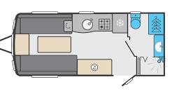 Swift Challenger 480 - 2020 Floorplan