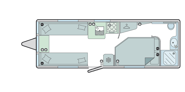 Bailey Unicorn Valencia 2021 Floorplan