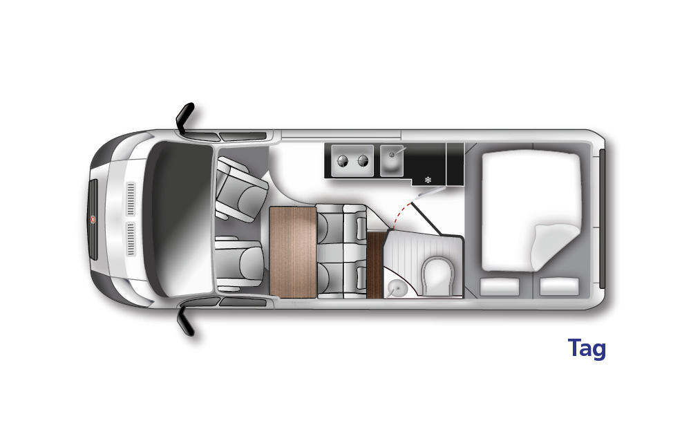 Westfalia Columbus 601 D  *NEW* (12016) Floorplan