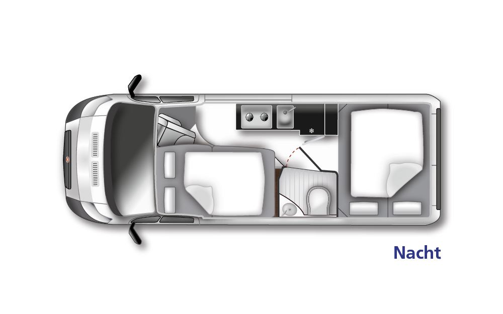 Westfalia Columbus 601 D (10054) Floorplan