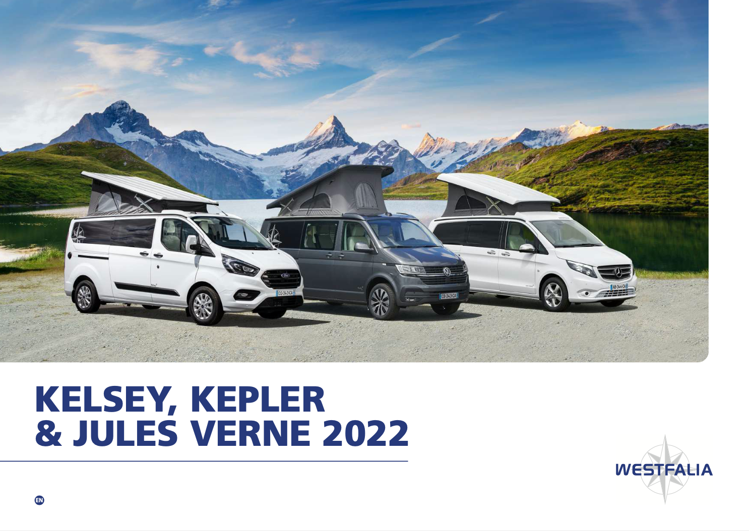 2022 Westfalia Kelsey, Kepler & Jules Verne Campervans