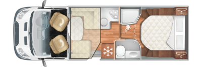 Roller Team Zefiro 696 Lo-line Floorplan