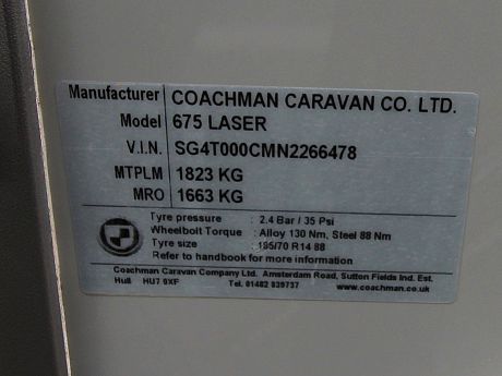 Coachman Laser 675 - 2022 image