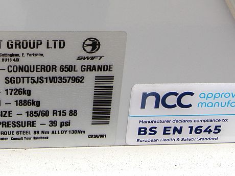 Swift Conqueror Grande 650L - 2027 image