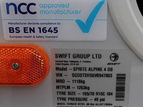 Swift Sprite Alpine 4DB - 2027 image