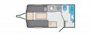 Swift Sprite Alpine 2 - 2024 Floorplan