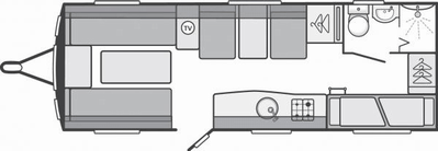 Swift Challenger GTS 636 2013 Floorplan