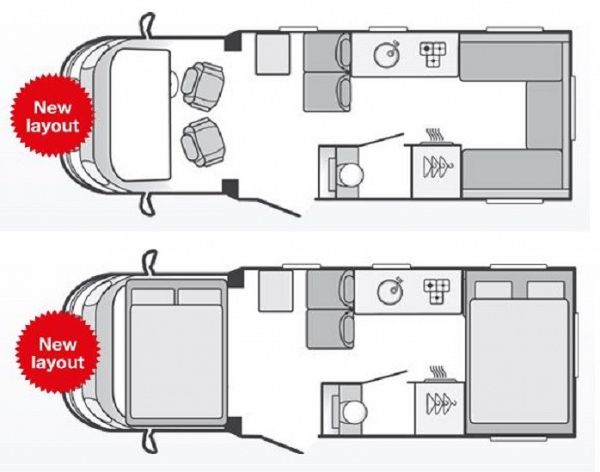 Swift Escape 644 - 2014 Floorplan