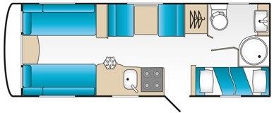 Coachman Wanderer FB 19/5 -2018 Floorplan