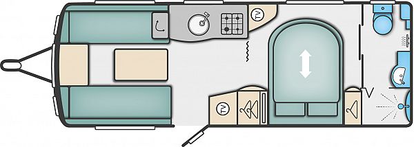 Swift Challenger X 880 2020 (Corniche 20/8 Special Edition) Floorplan
