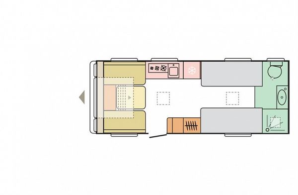 Adria Adora 612DL Seine - 2020 Floorplan