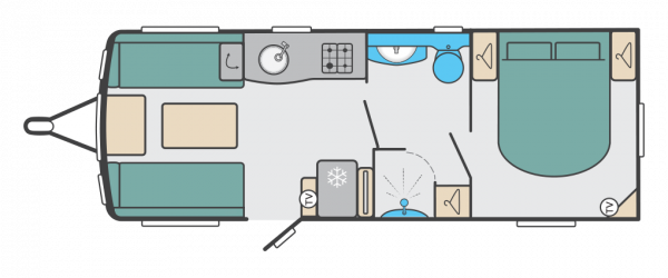 Swift Challenger X 835 2021 Floorplan