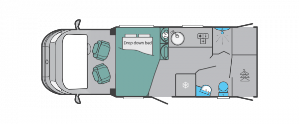 Swift Escape 614 2020 Floorplan