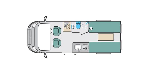 Swift Select 122 Automatic - 2023 (17342) Floorplan
