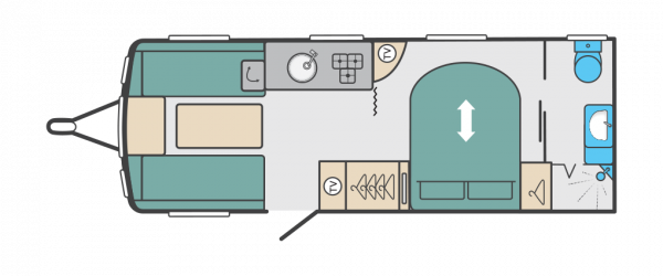 Swift Sprite Major 4 SB 2020 Floorplan