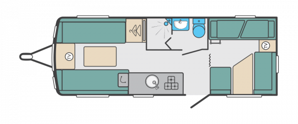 Swift Ace Viscount 2021 - Wandahome Special Edition Floorplan