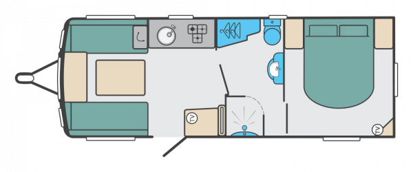 Swift Sprite Super Quattro EB 2020 Floorplan