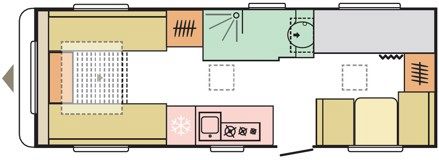 Adria Altea Avon - 2021 Floorplan