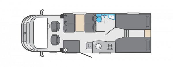 Swift Edge 476 Floorplan