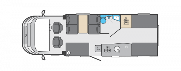 Swift Edge 486 Black Edition Floorplan