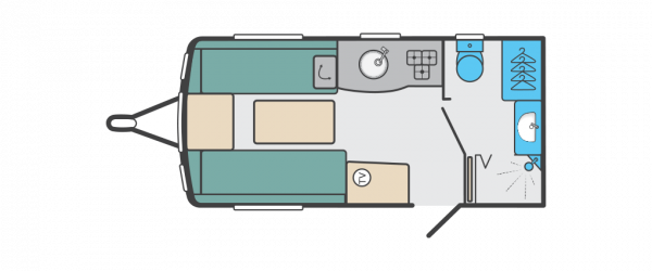 Swift Ace Ambassador 2021 - Wandahome Special Edition Floorplan