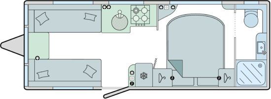 Bailey Unicorn Vigo  2023 Floorplan