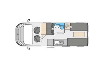 Swift Carrera 184 Manual - (54858) Floorplan