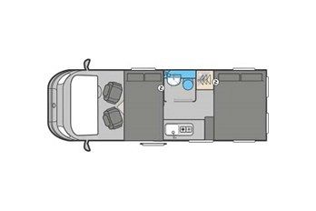 Swift Carrera 184 Manual - (54858) Floorplan