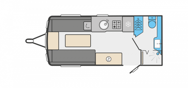 Swift Challenger Exclusive 480 - 2024 Floorplan