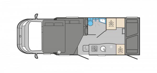 Swift Edge 466 High (44259) 2023 Floorplan