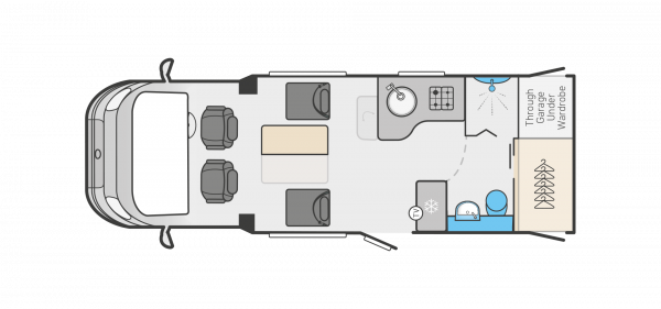 Swift Escape 640 - 2023 Floorplan