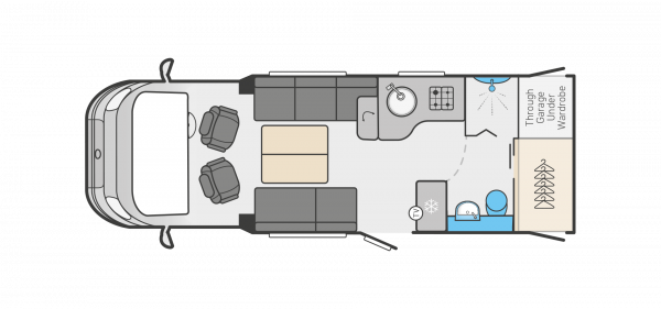 Swift Escape 640 - 2023 Floorplan