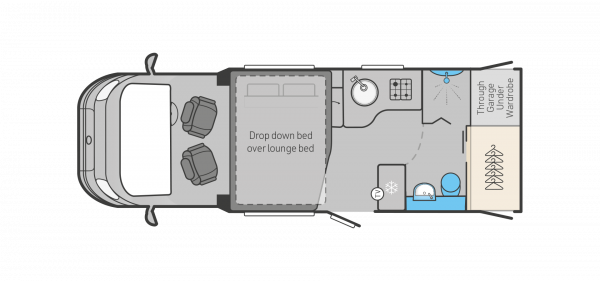 Swift Escape 640 - 2023 Floorplan