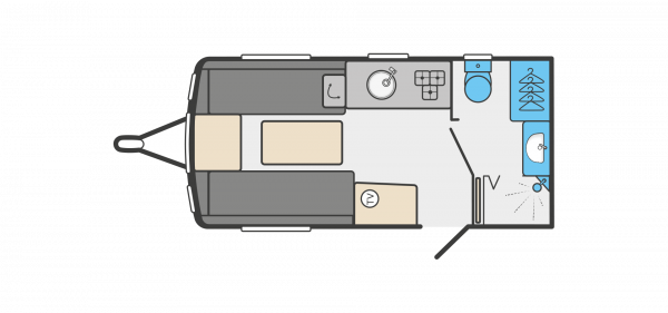 Swift Sprite Alpine 2  *** 2023 *** Floorplan