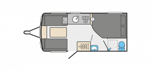 Swift Sprite Alpine 4  *** 2023 *** Floorplan