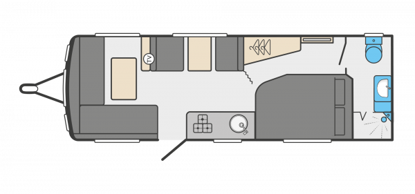 Swift Sprite Quattro EW - 2024 Floorplan