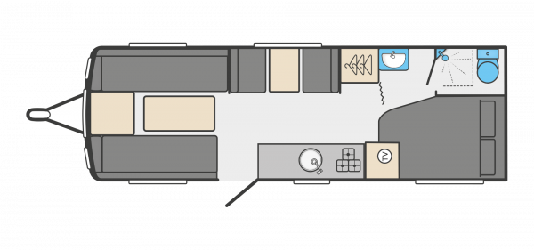 Swift Sprite Quattro FB  *** 2023 *** Floorplan