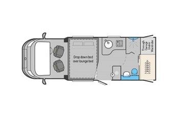 Swift Voyager 540 Auto - NEW (54867) Floorplan