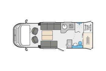 Swift Voyager 540 Auto - NEW (54867) Floorplan
