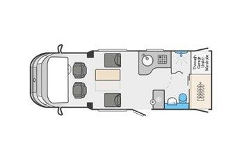 Swift Voyager 540 Auto - NEW (54867) Floorplan