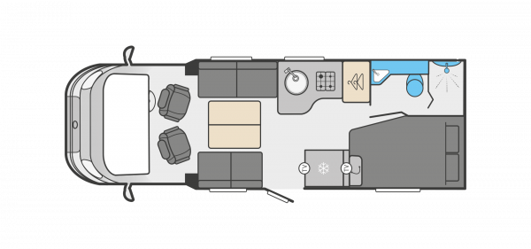 Swift Voyager 564 (56308) Floorplan