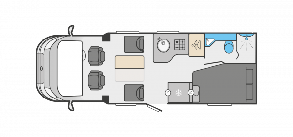 Swift Voyager 564  (Manual) NEW Floorplan