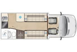 Auto-Sleeper Bourton Mercedes 2024 Floorplan